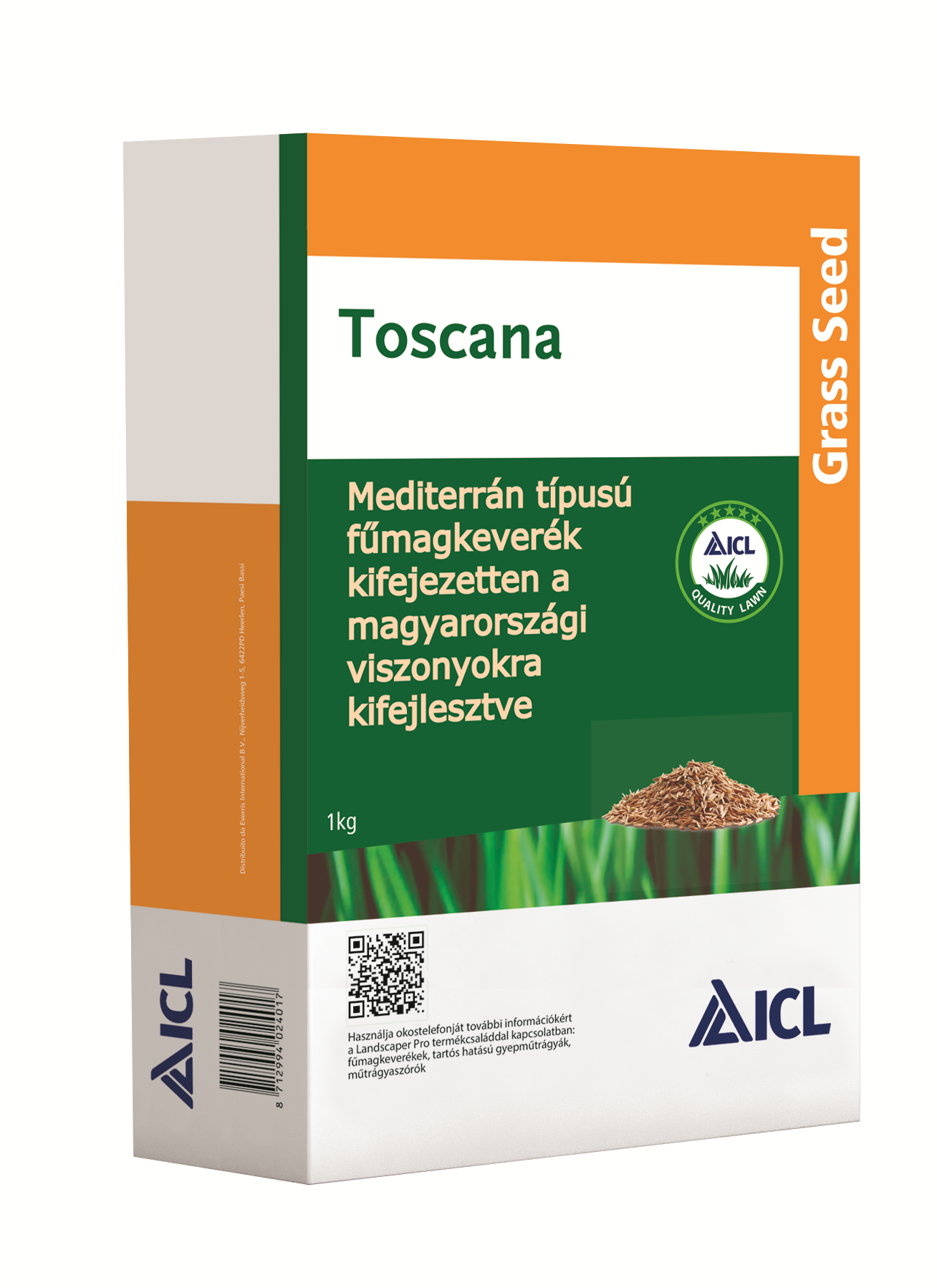 ICL trávne osivo Toscana (stredomorský typ) BOX 1x12 kg