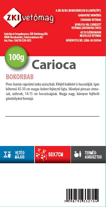 Étkezési szárazbab Carioca 75g ZKI