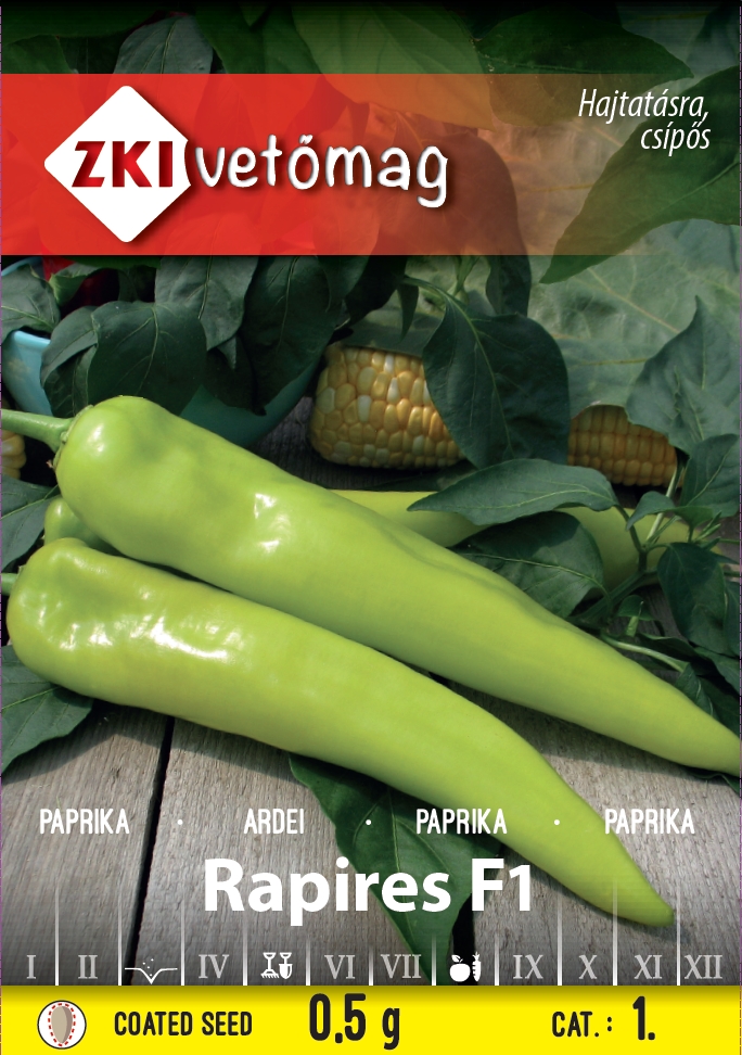 Étkezési paprika Rapires F1 0,5g ZKI