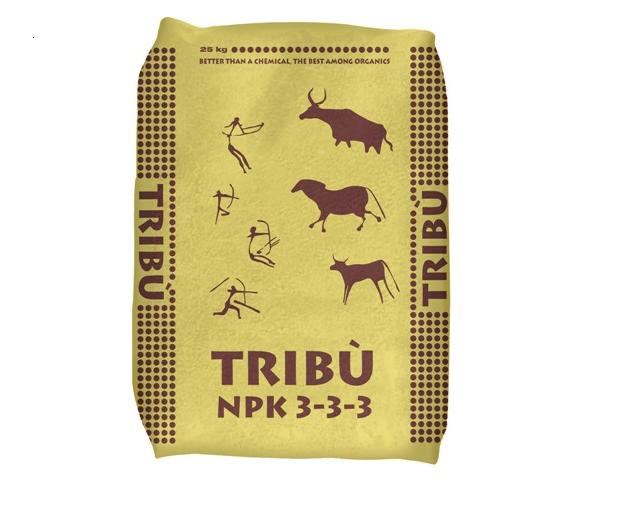 Tribu 3-3-3 peletované organické hnojivo 25 kg