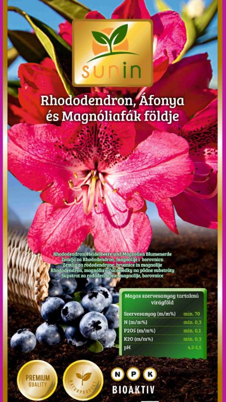 Virágföld Rhododendronföld Sunin 50 l