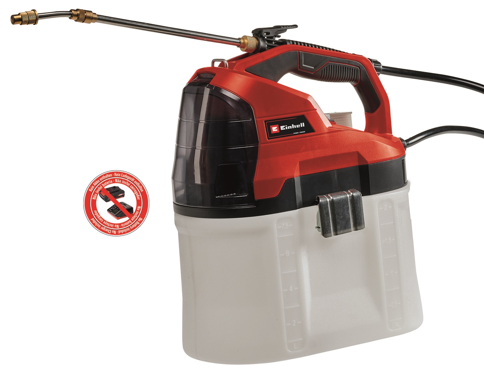 Einhell 7.5 litre cordless sprayer GE-WS 18/75 Li - Solo