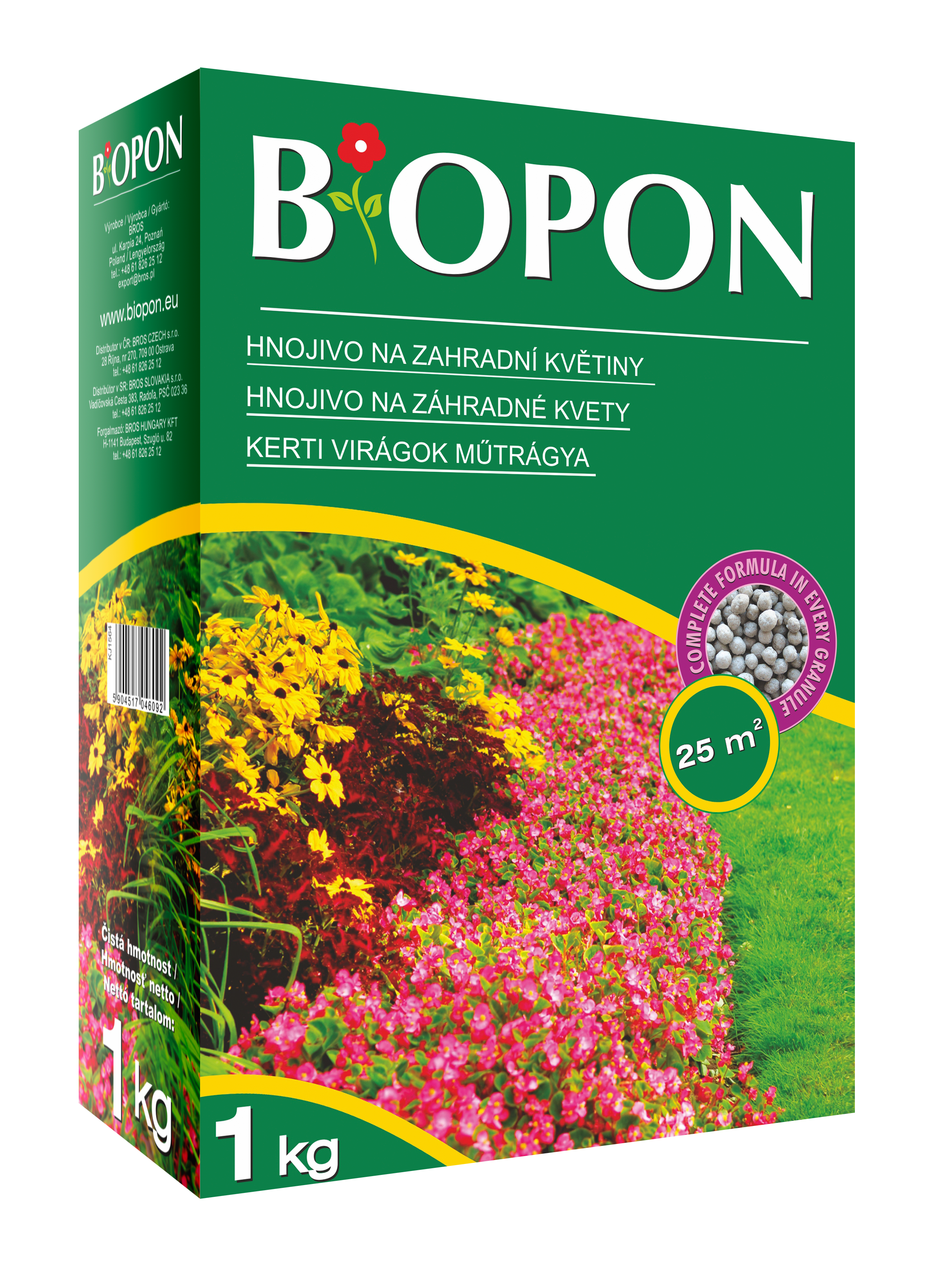 Biopon umelé hnojivo pre kvetiny 1 kg