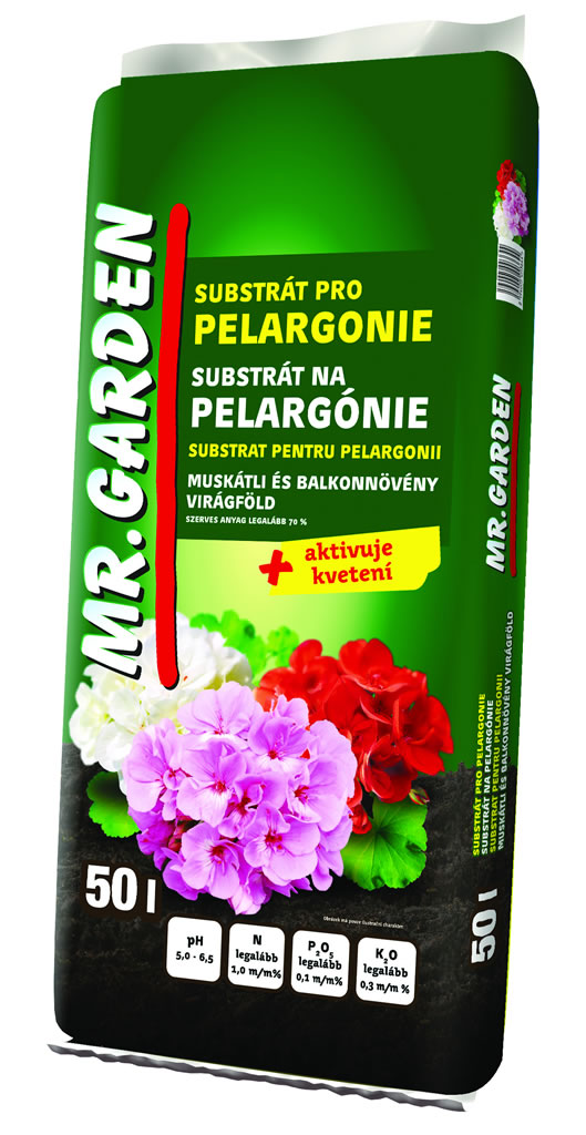 Potting soil for balcony plants Mr. Garden 50 l