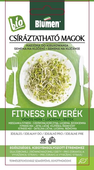 Csíramag BIO Fitness keverék (Vörös here, Alfalfa, Retek) Blumen 45 g