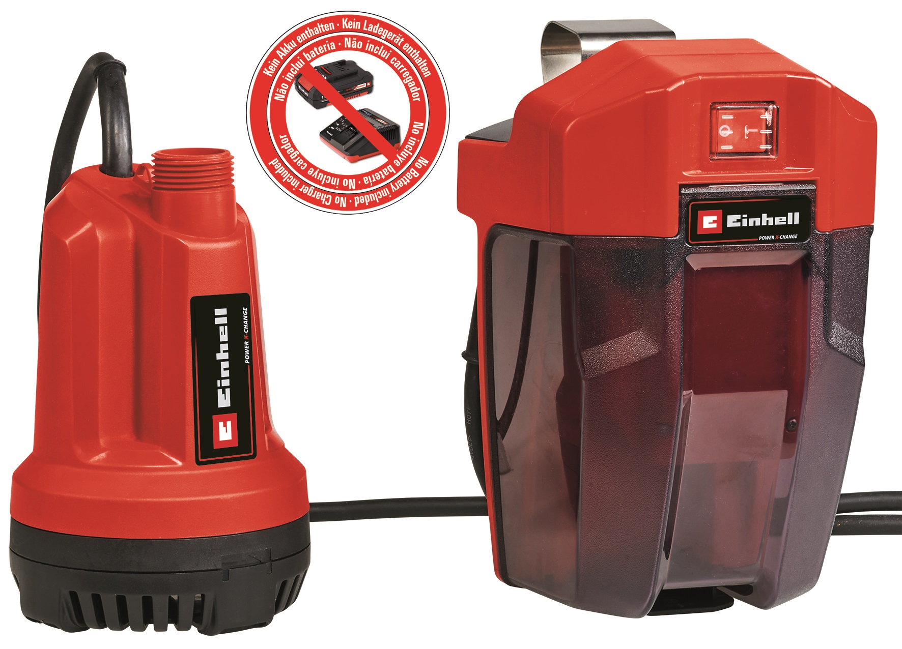 Einhell Rechargeable Submersible Pump GE-SP 18 Li - Solo