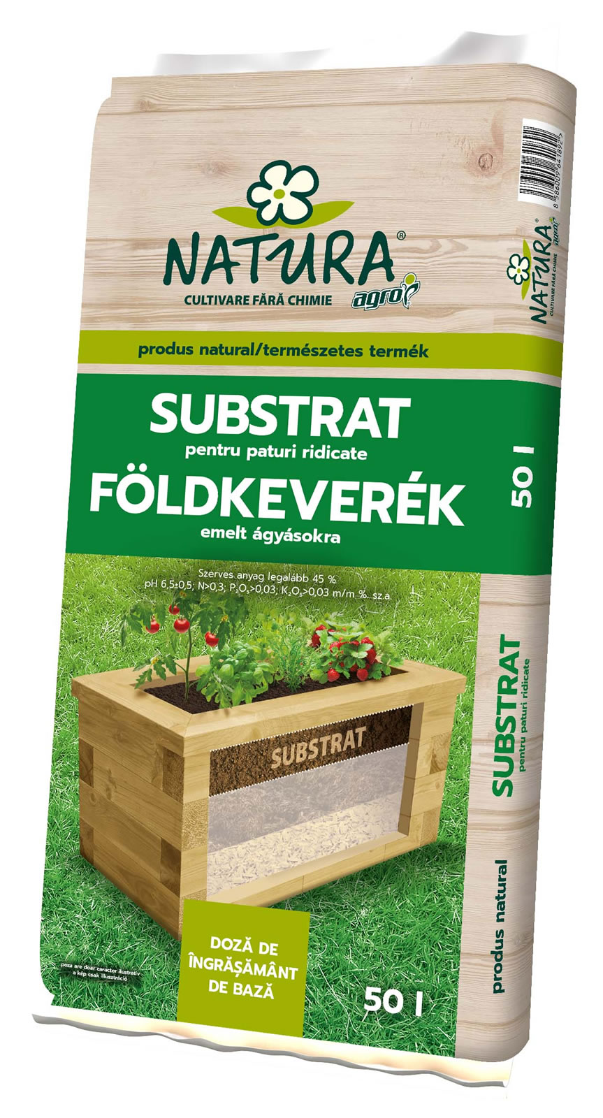 Potting soil Raised bed Natura 50 l