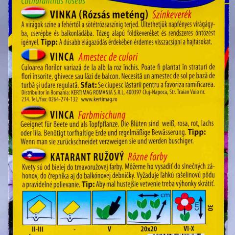 Vinka (Rózsás meténg) színkeverék 0,25 g