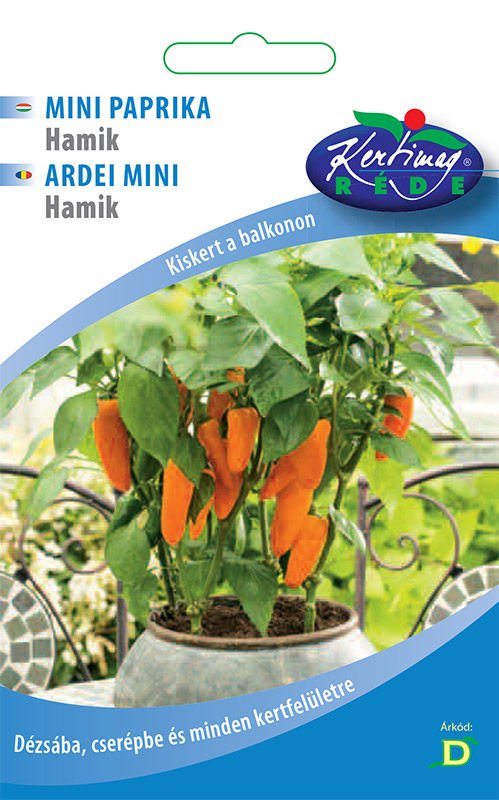 Edible paprika mini Hamik 0,25 g Urban gardener series