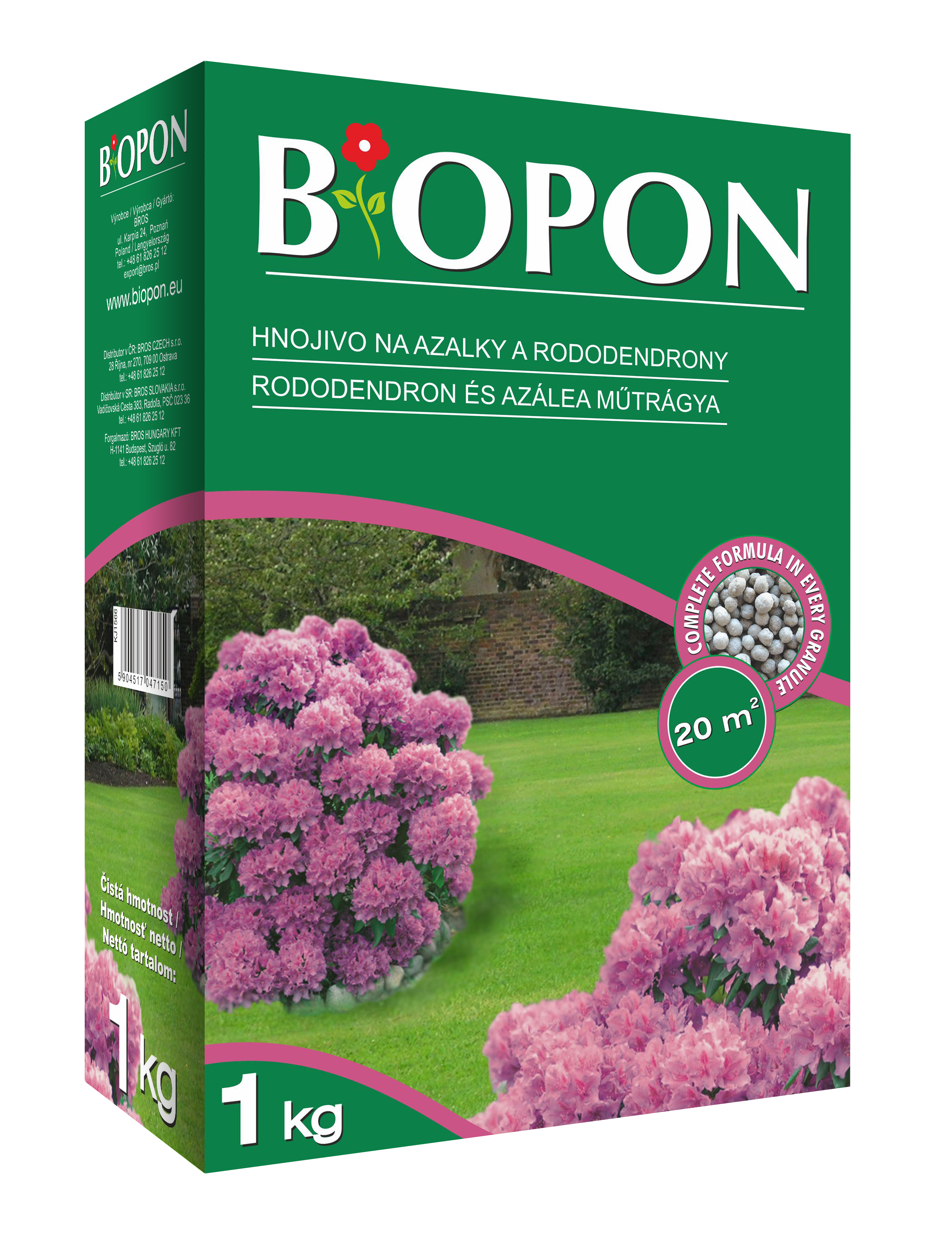 Biopon umelé hnojivo pre rhododendrony 1 kg