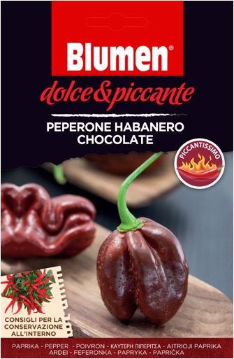 Čokoládová habanero paprika – extrémne štipľavá  20 semien