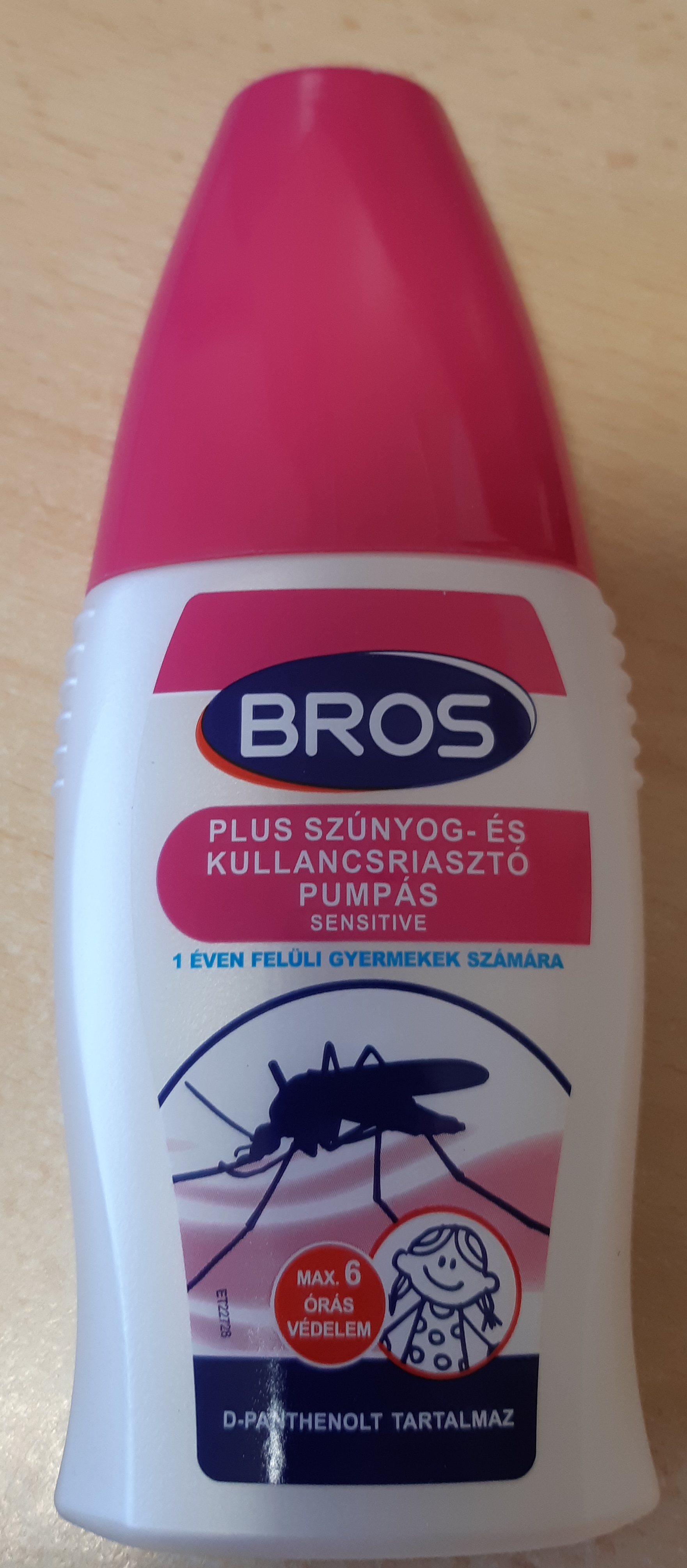 Bros Szúnyog- és kullancs riasztó pumpás gyerekek részére 50 ml