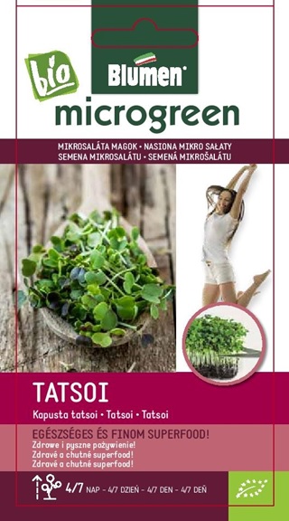 Mikrosaláta mag BIO Tatsoi saláta Blumen 20 g