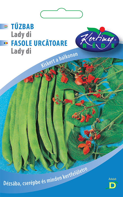 Fire Beans Lady Di 10 g Urban Gardener Series