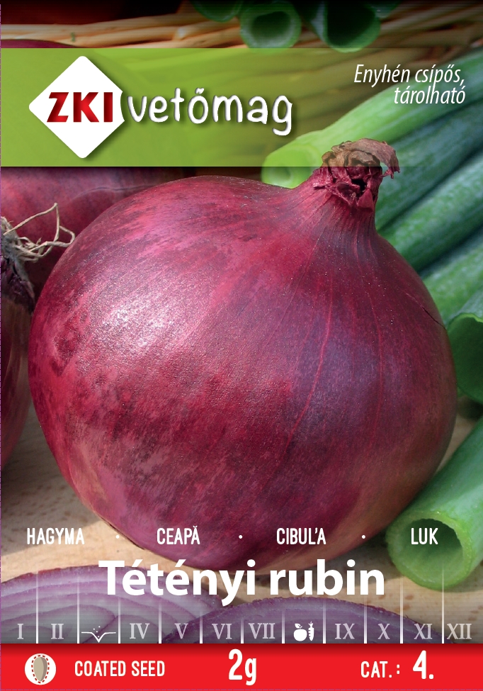 Lilahagyma Tétényi rubin 2g ZKI