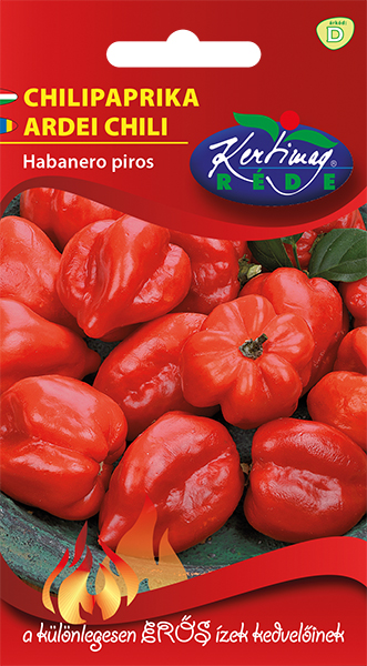 Chili paprika Habanero piros 20 szem