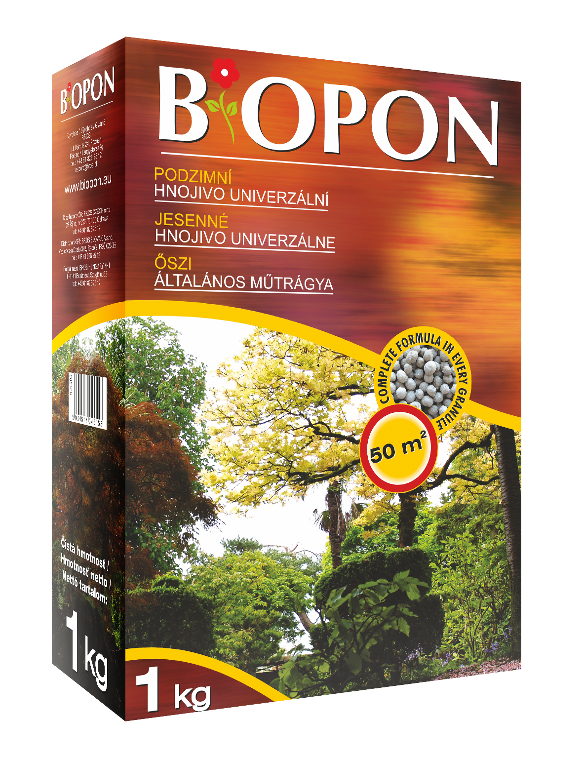 Biopon jesenné umelé hnojivo 1 kg